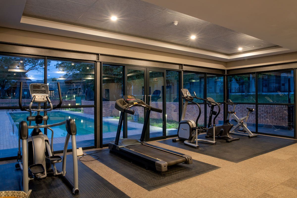 Indoor pool beside the fitness studio at Skukuza Safari Lodge